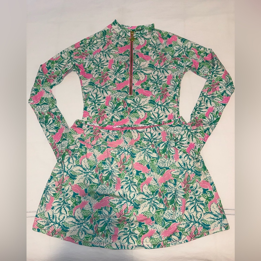 Lilly Pulitzer swimsuit rashgaurd